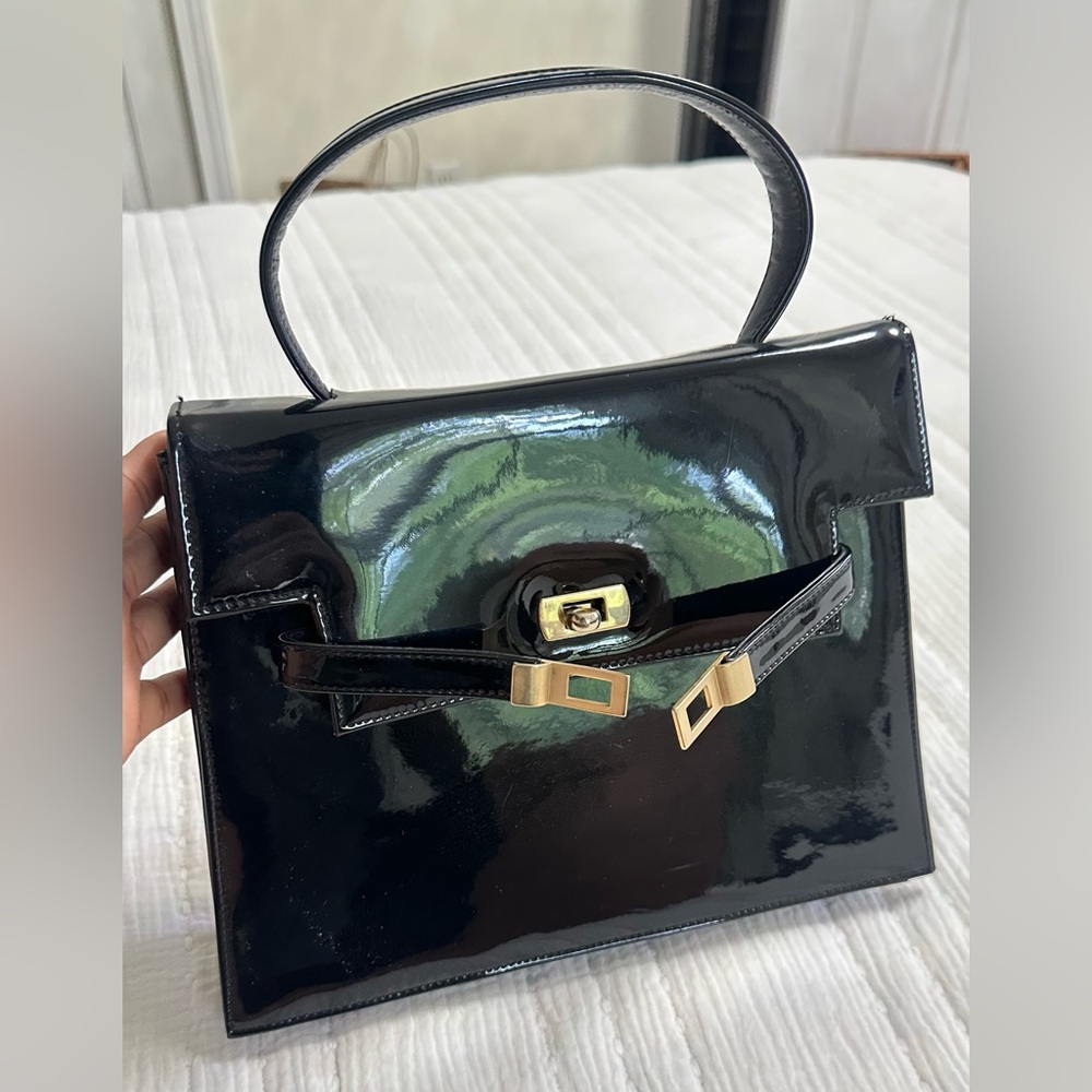 Vintage Kelly Style Satchel Bag